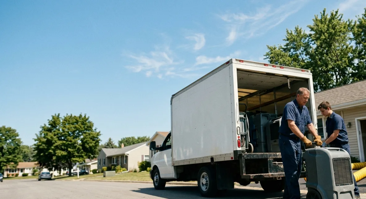 Water Damage Cleanup in Belvidere, IL near me
